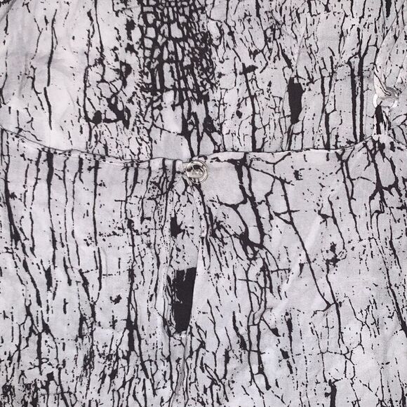 Betro Simone Rayon Lightweight Maxi Dress White Black Size XS - Picture 5 of 10